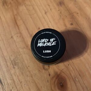 Lush cosmetics Lord of Misrule solid fragrance